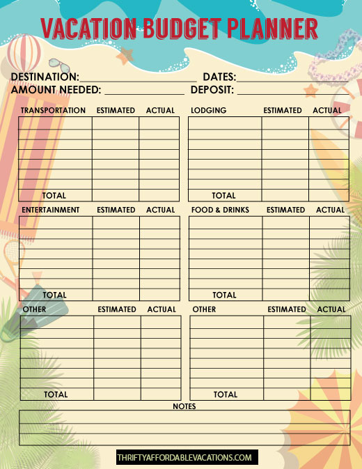 sheet with itemizing columns